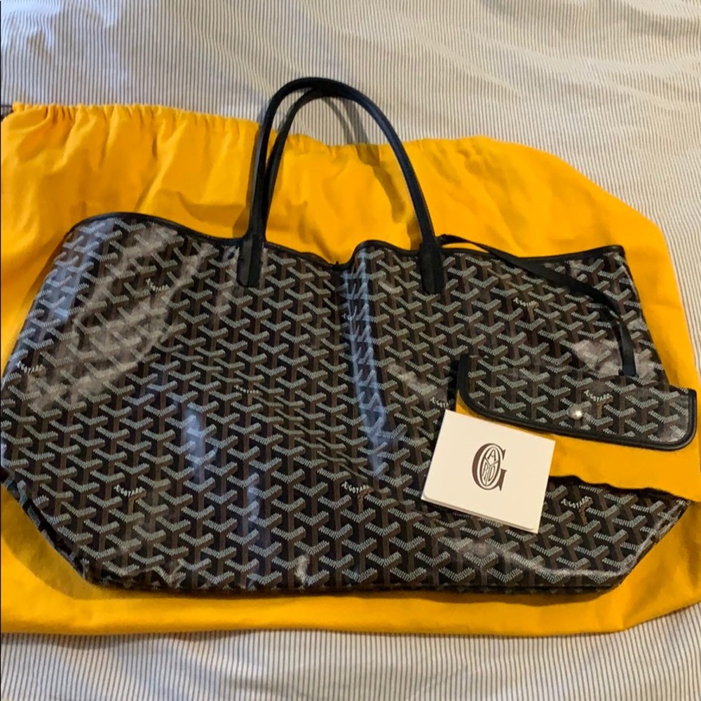 SOLD Goyard St. Louis GM in noir (black)